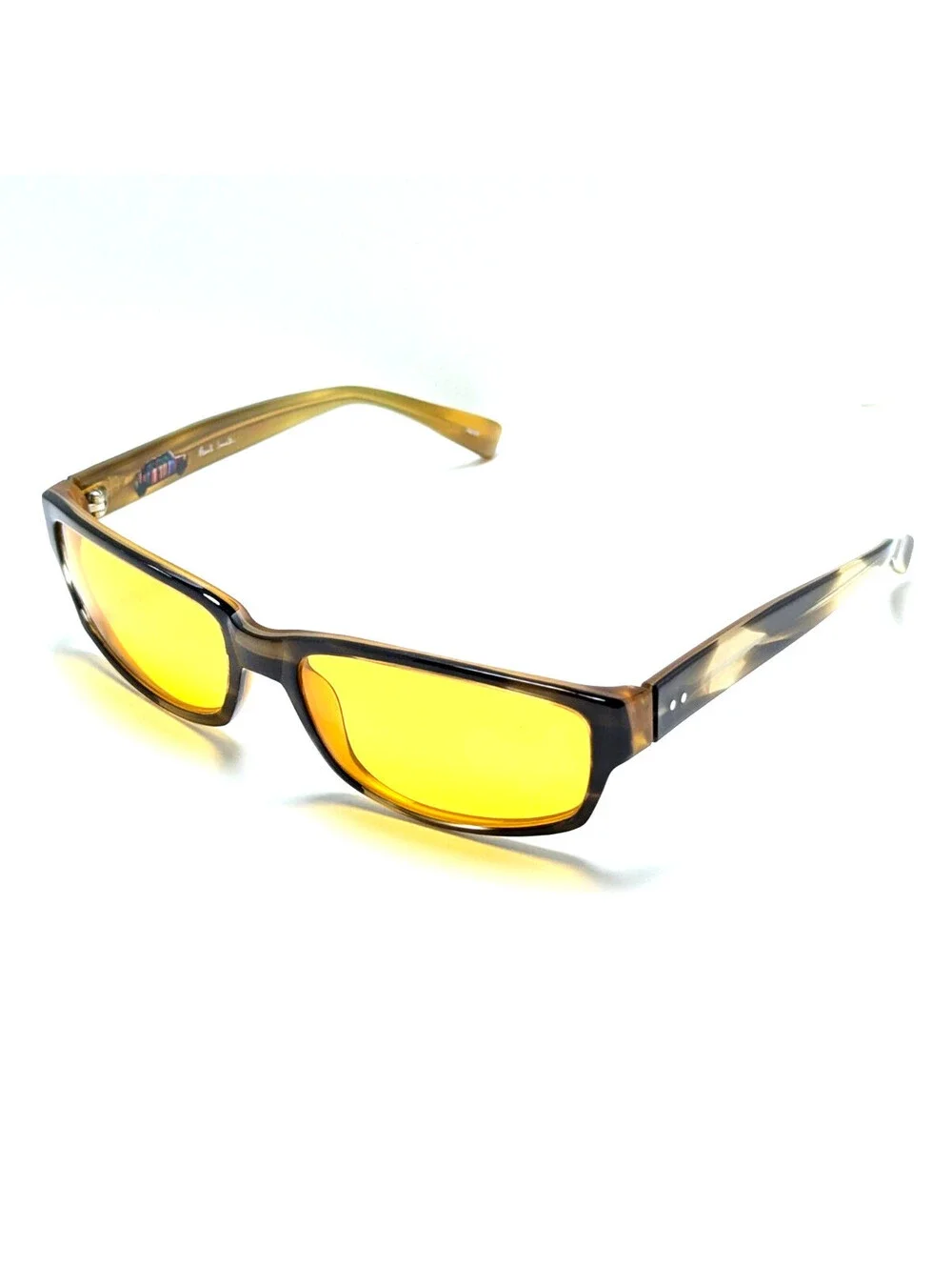 Paul Smith PS-353 Yellow Polarized Honey Tortoise Unisex Sunglasses 57-17-135